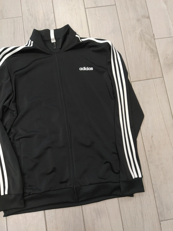Adidas felpa acetato zip lunga uomo tg XL