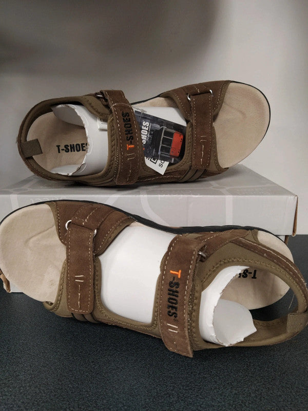 T-Shoes sandalo trekking montagna pelle uomo n 45