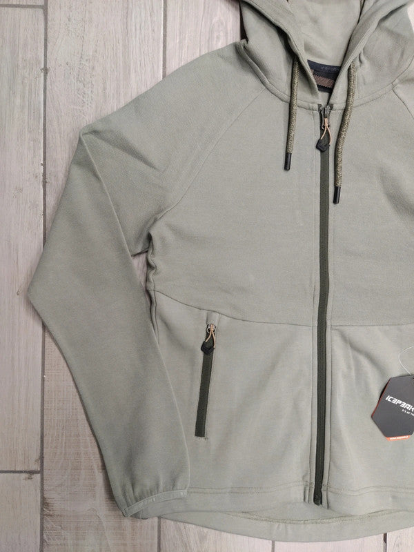 Icepeak felpa con cappuccio trekking montagna donna tg. M