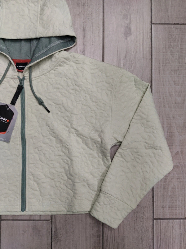 Icepeak felpa crop con cappuccio donna tg M