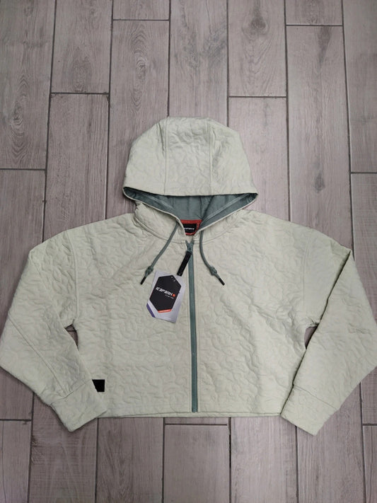 Icepeak felpa crop con cappuccio donna tg M