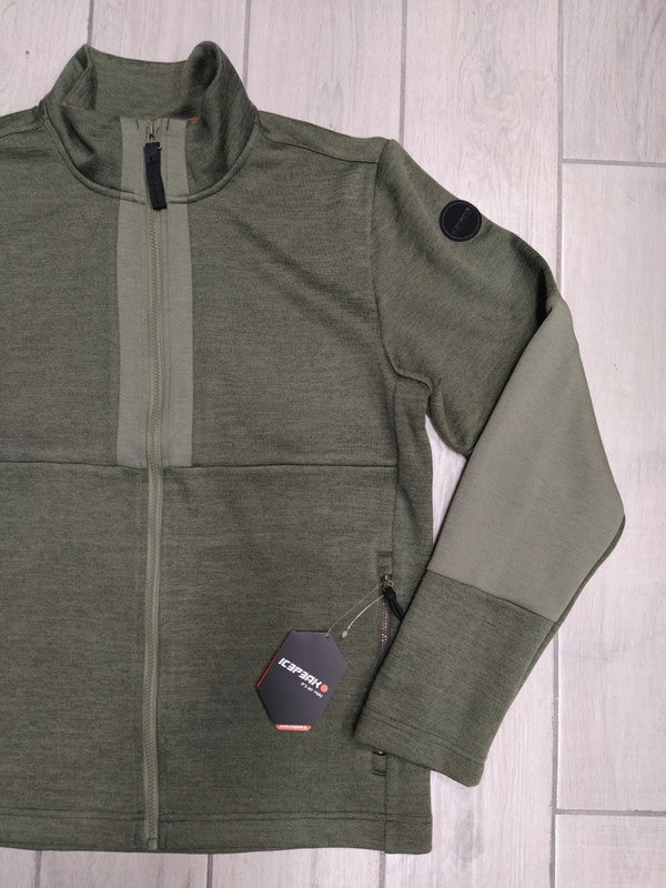 Icepeak Midlayer micropile felpa montagna trekking uomo tg M