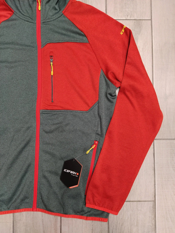 Icepeak Midlayer micropile felpa montagna trekking uomo tg M