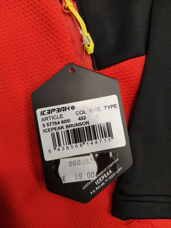 Icepeak Midlayer micropile felpa montagna trekking uomo tg M