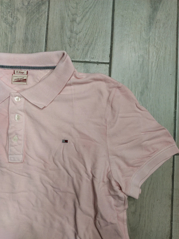 Tommy Hilfiger polo cotone vintage donna tg XL