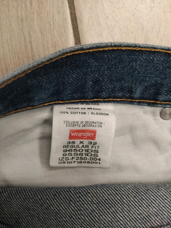 Wrangler jeans dritti uomo regular fit 35x32 (52 IT)