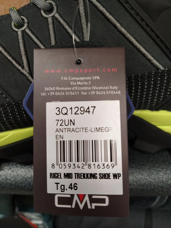 CMP scarpe Rigel Mid Trekking montagna uomo n. 46