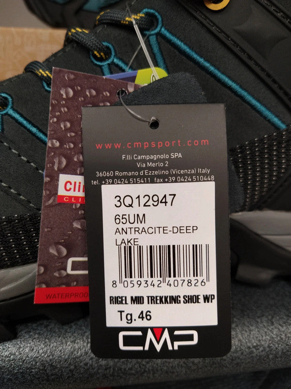 CMP scarpe Trekking montagna Rigel Mid uomo n 46
