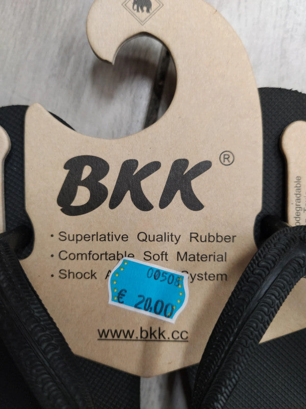 BKK infradito mare piscina nere con brillantino donna n 38-39