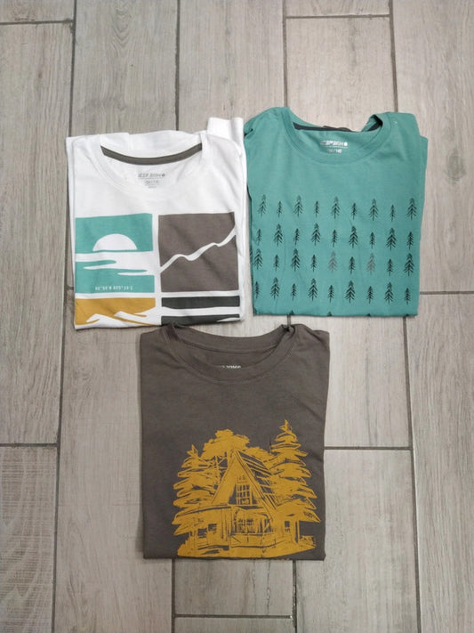 Icepeak set 3 t-shirt junior jr bambino cotone 140 cm / 10 anni