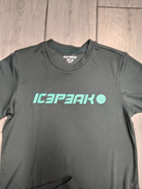 Icepeak set t-shirt e pantaloncino trekking montagna jr junior 140 cm / 10 anni