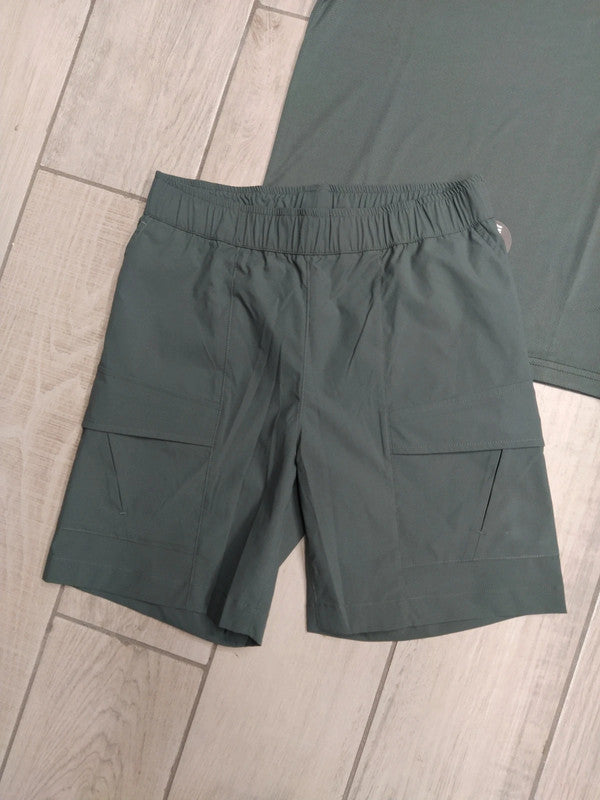 Icepeak set t-shirt e pantaloncino trekking montagna jr junior 140 cm / 10 anni