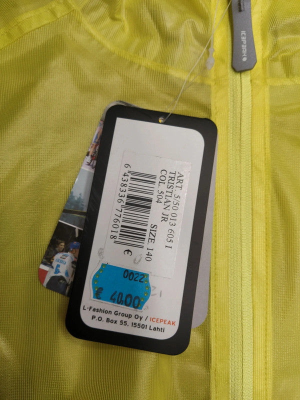 Icepeak kway bambino junior montagna trekking tg 140 cm / 10 anni