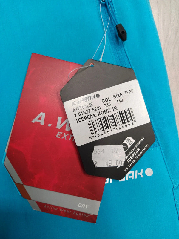 Icepeak pantaloncini tecnici da montagna bambino tg 140 cm / 9-10 anni