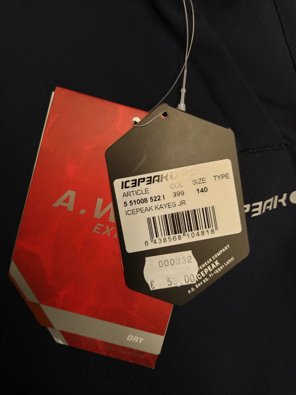 Icepeak pantaloni tecnici montagna bambino tg 140 cm / 9-10 anni