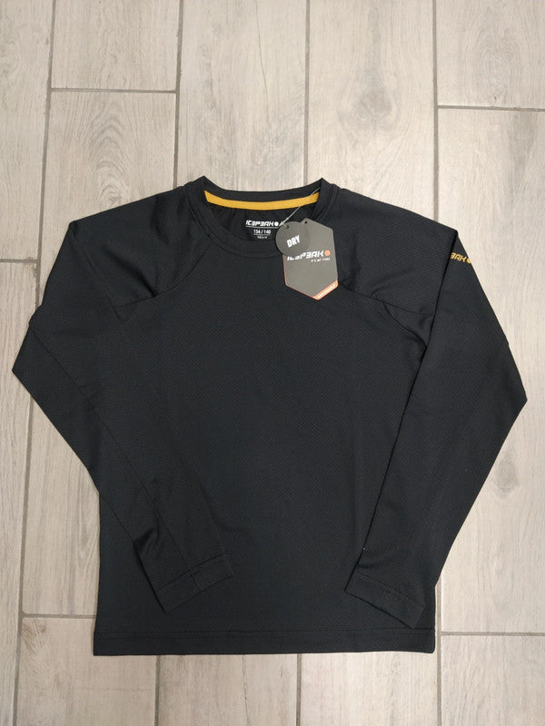 Icepeak t-shirt a maniche lunghe tecnica bambino tg 140 cm / 9-10 anni