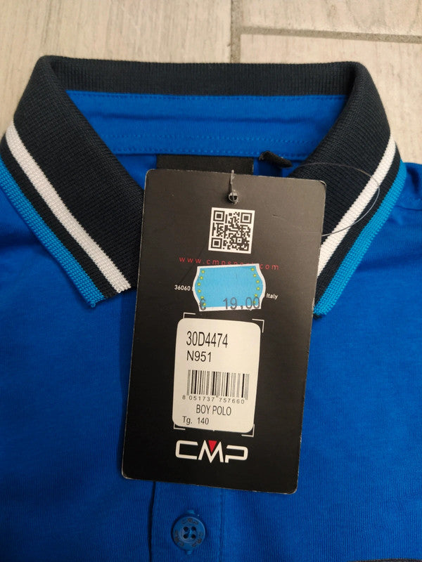 CMP polo a maniche lunghe cotone bambino tg 140 cm / 9-10 anni
