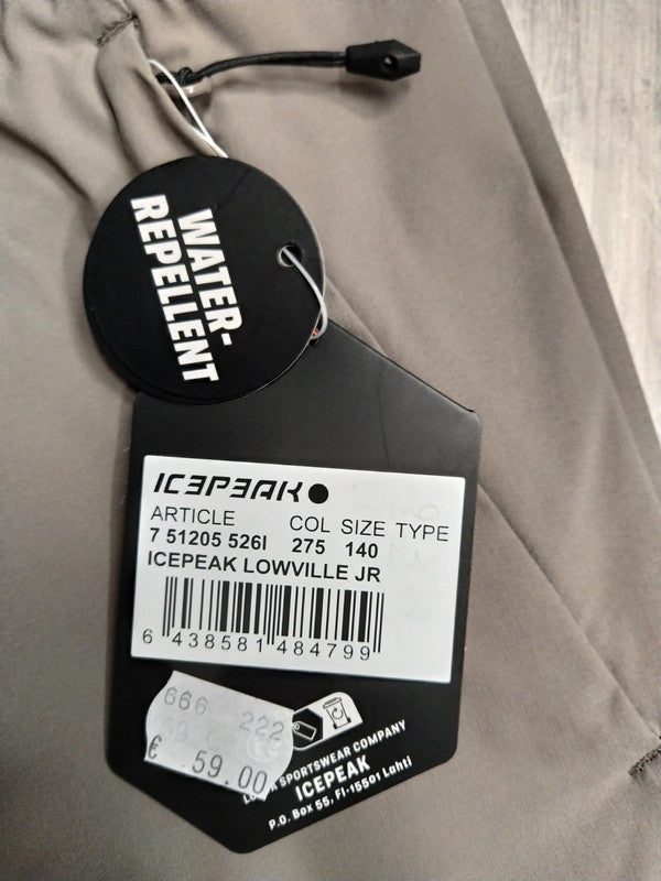 Icepeak pantaloni lunghi tecnici montagna bambina tg 140 cm / 9-10 anni