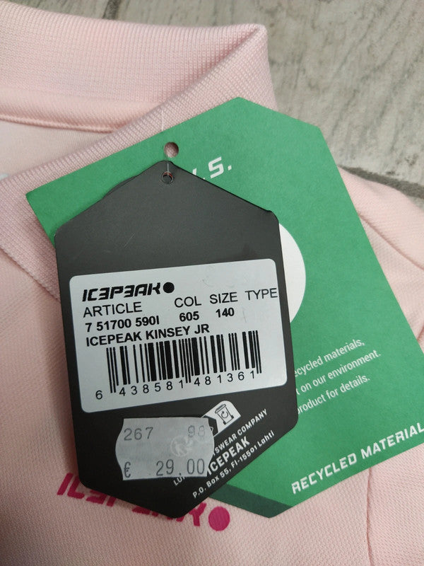 Icepeak polo tecnica sportiva montagna bambina tg 140 cm / 9-10 anni