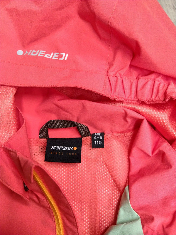Icepeak Softshell giacca leggero impermeabile montagna bambina tg 110 cm / 4-5 anni