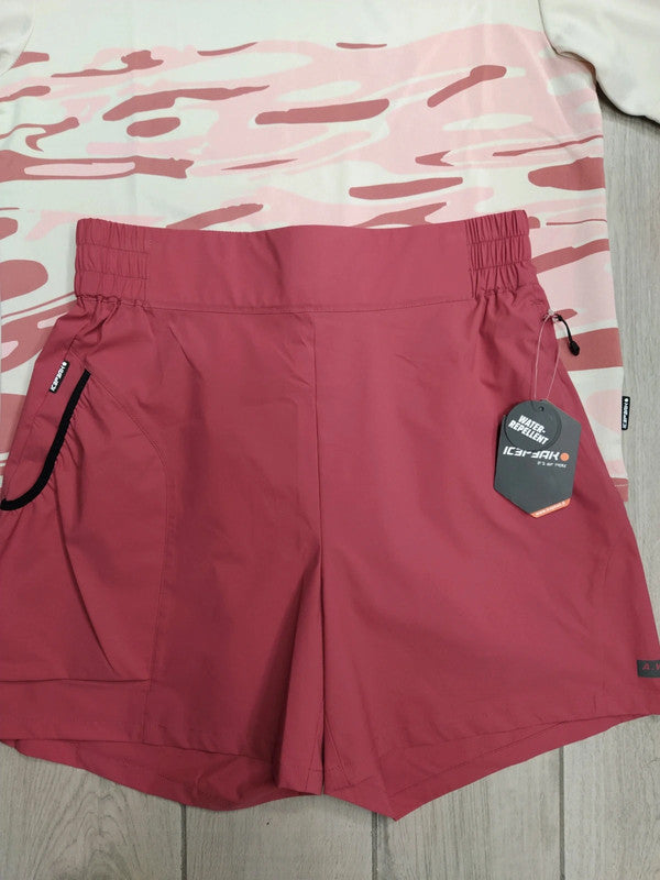 Icepeak set completo t-shirt tecnica tg M e pantaloncini tecnici tg IT44 montagna donna tg