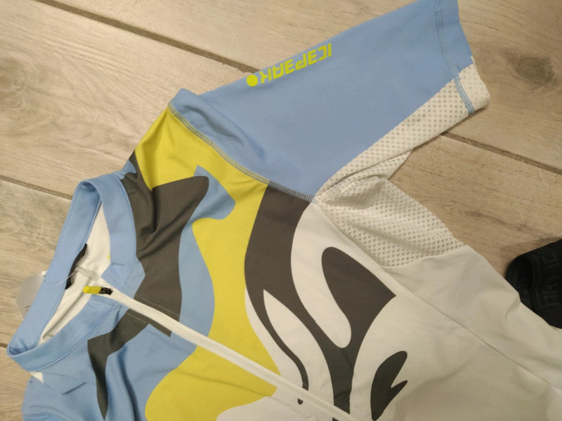 Icepeak set t-shirt tecnica e pantaloncini Bike Bici donna tg M
