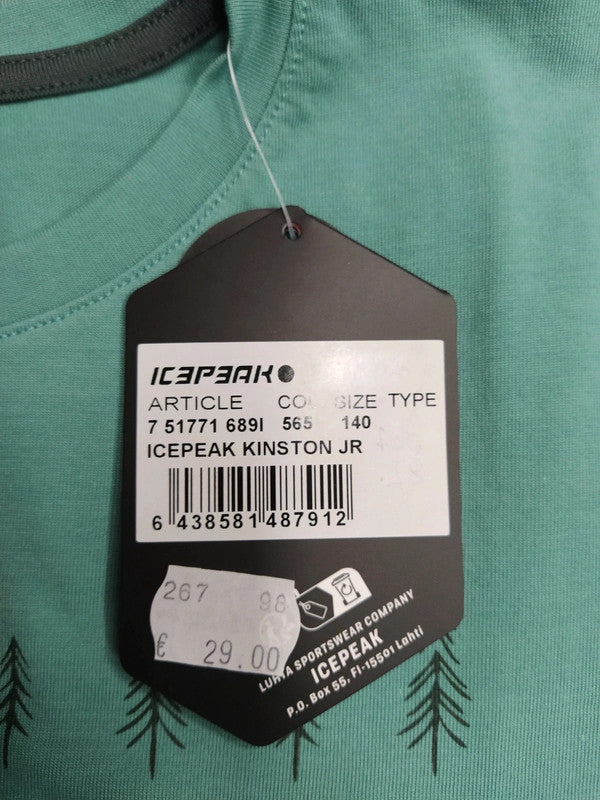 Icepeak set t-shirt bambino junior cotone tg 140 cm / 10 anni