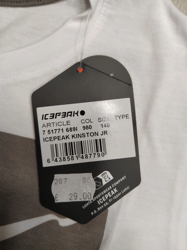 Icepeak set t-shirt bambino junior cotone tg 140 cm / 10 anni