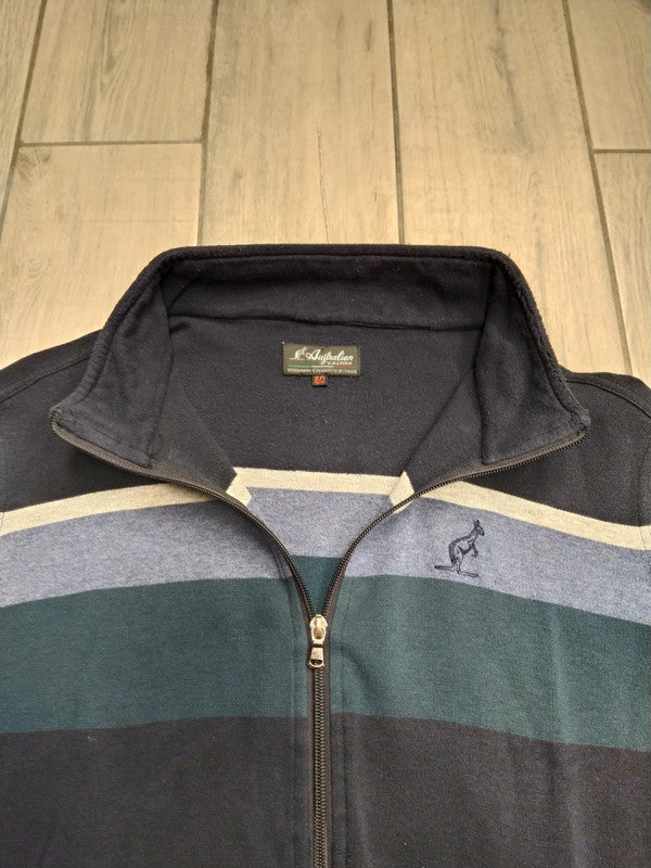 Australian felpa con zip uomo tg 50