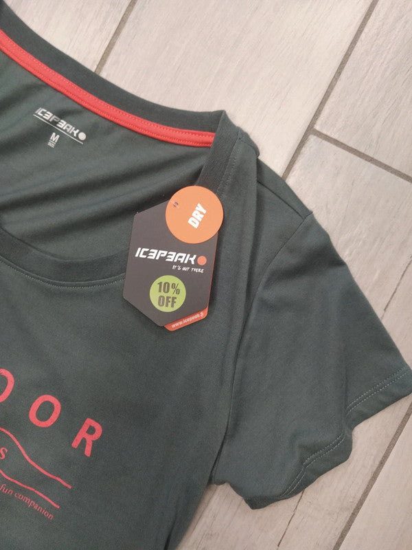 Icepeak t-shirt donna cotone tg M