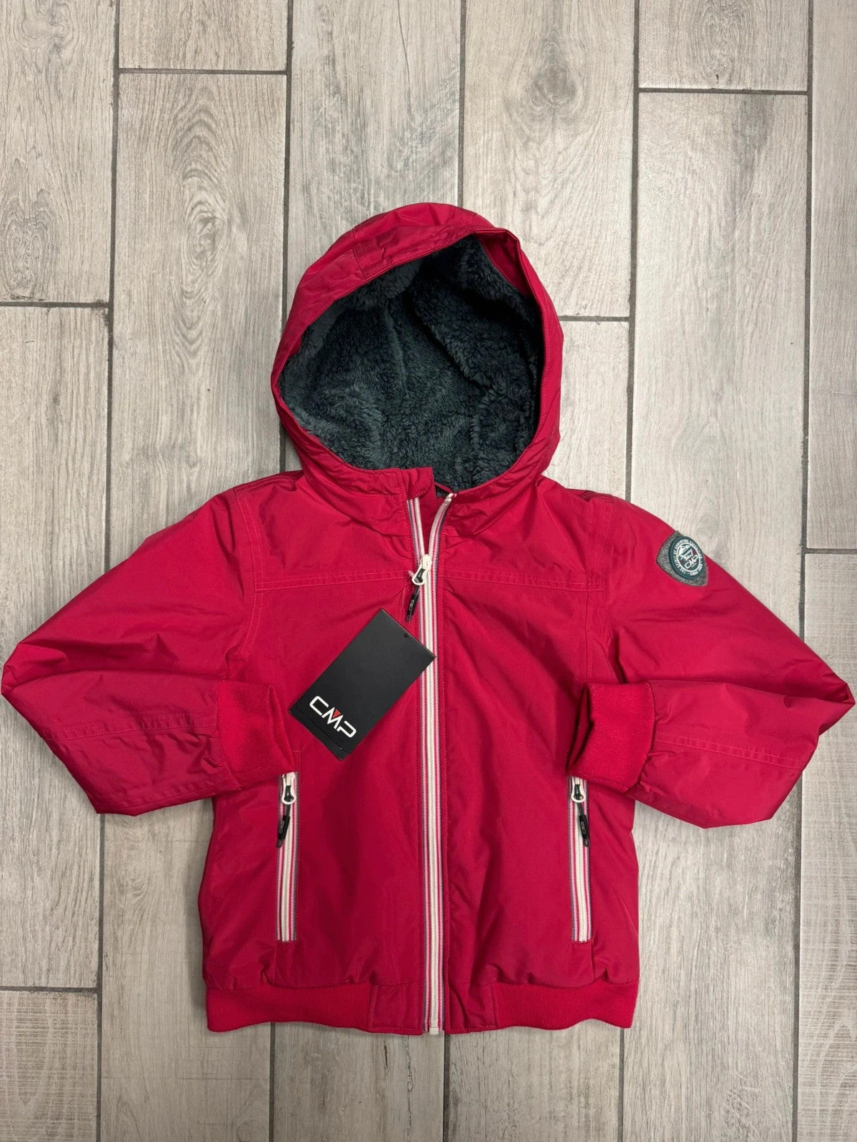CMP Parka giacca bambina impermeabile taglia 8 anni / 128 cm