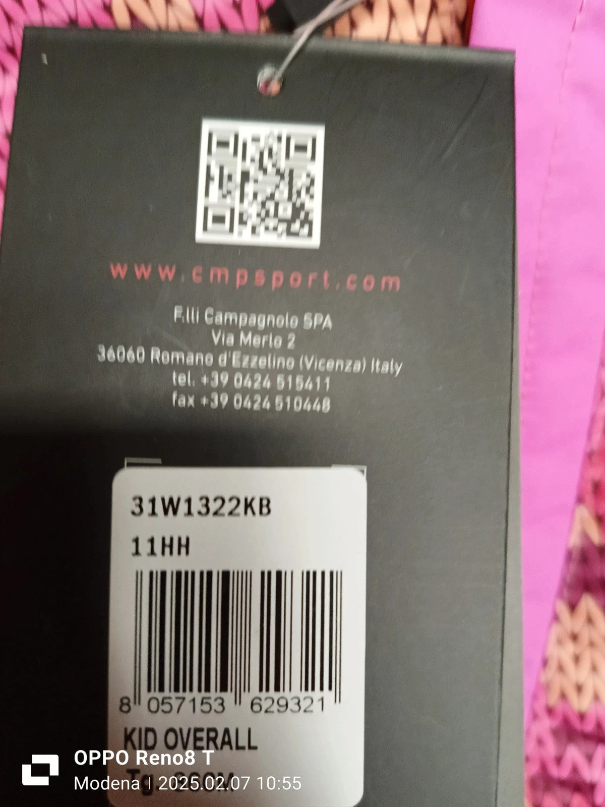 CMP tuta sci baby 86 cm