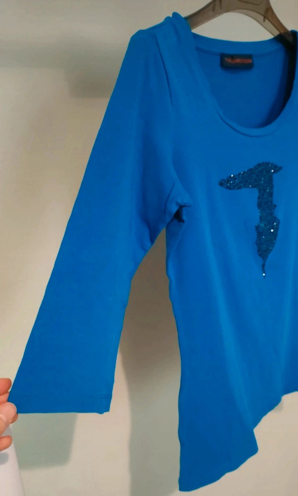 Trussardi T-shirt donna maniche lunghe tg S