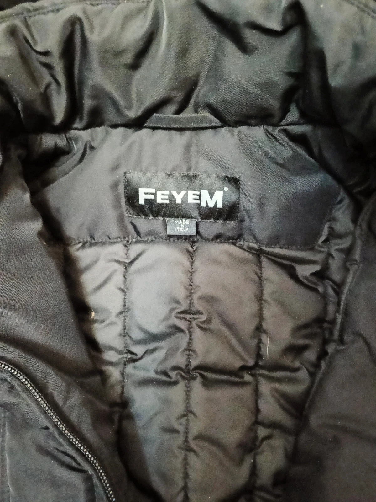 FEYEM piumino invernale corto giacca donna tg M