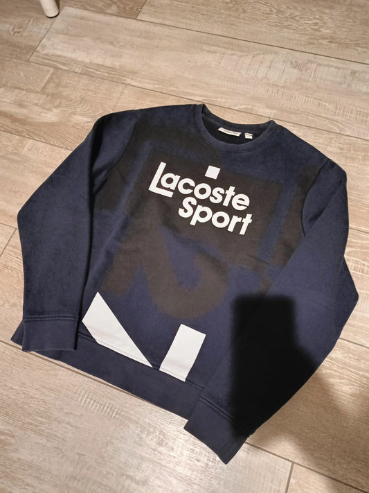 Lacoste felpa invernale cotone felpato tg M