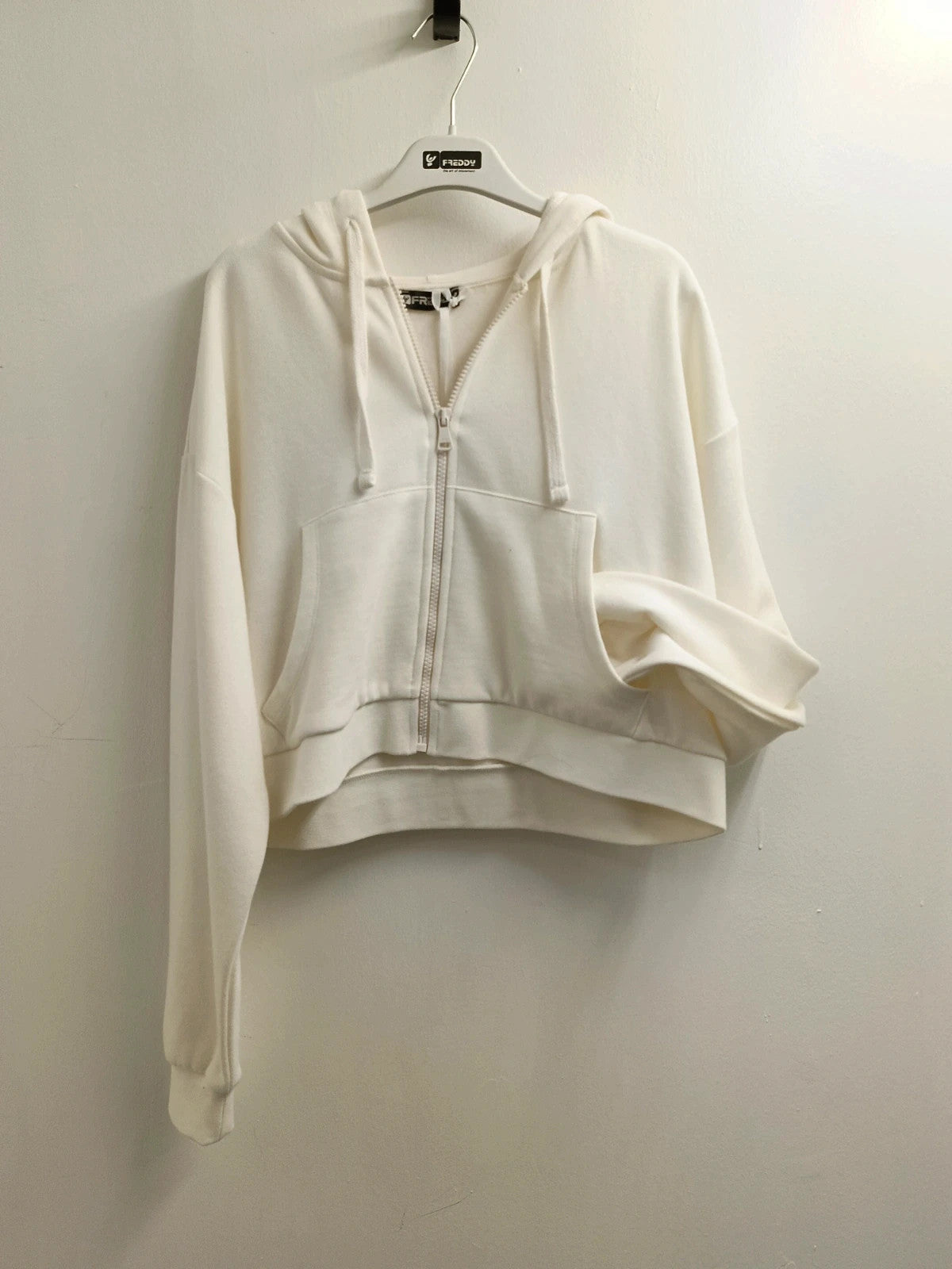 Freddy Crop Felpa Nuova Bianca tg S