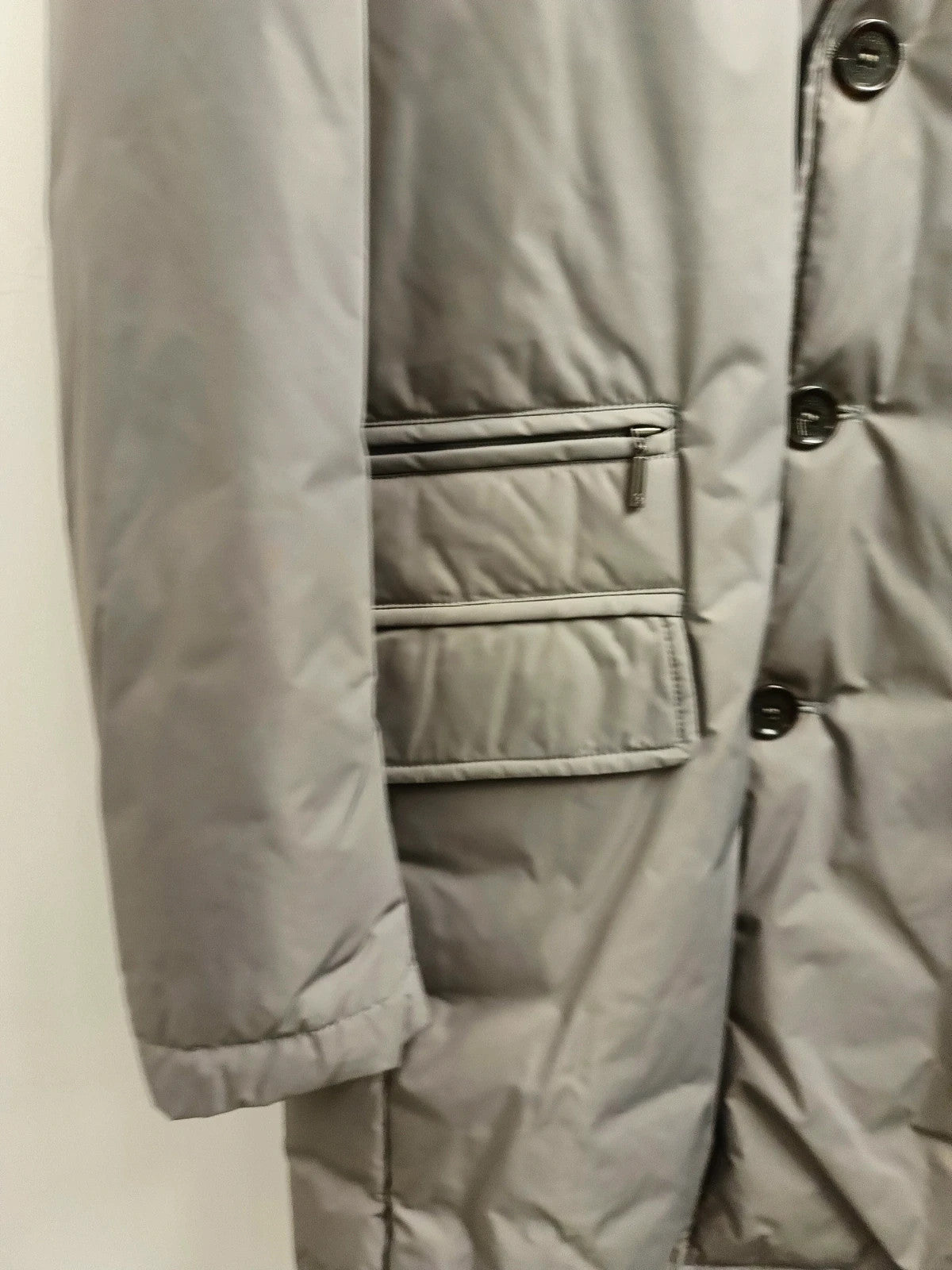 Punto 12 Piumino invernale uomo  elegante lungo grigio nuovo