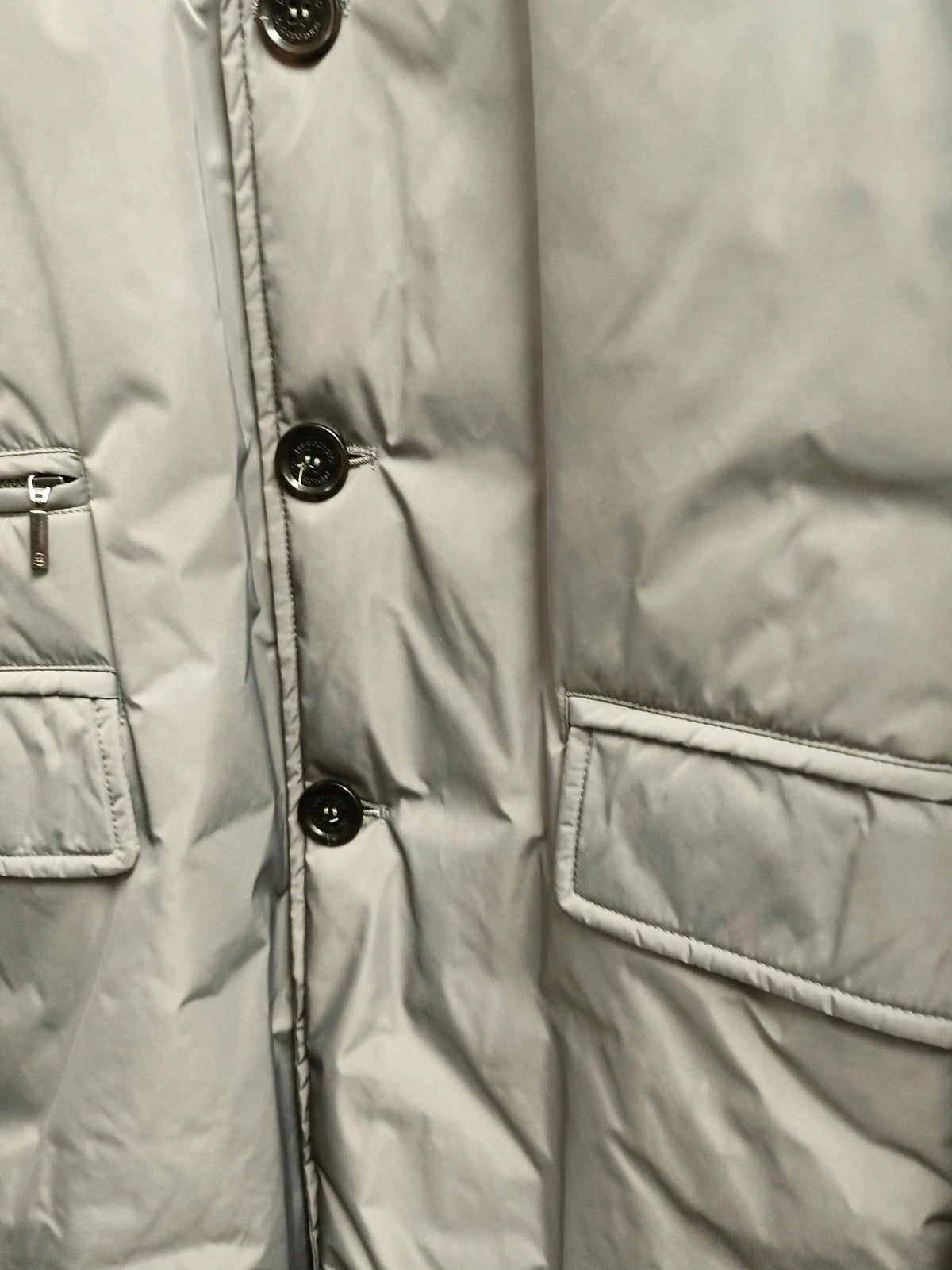 Punto 12 Piumino invernale uomo  elegante lungo grigio nuovo