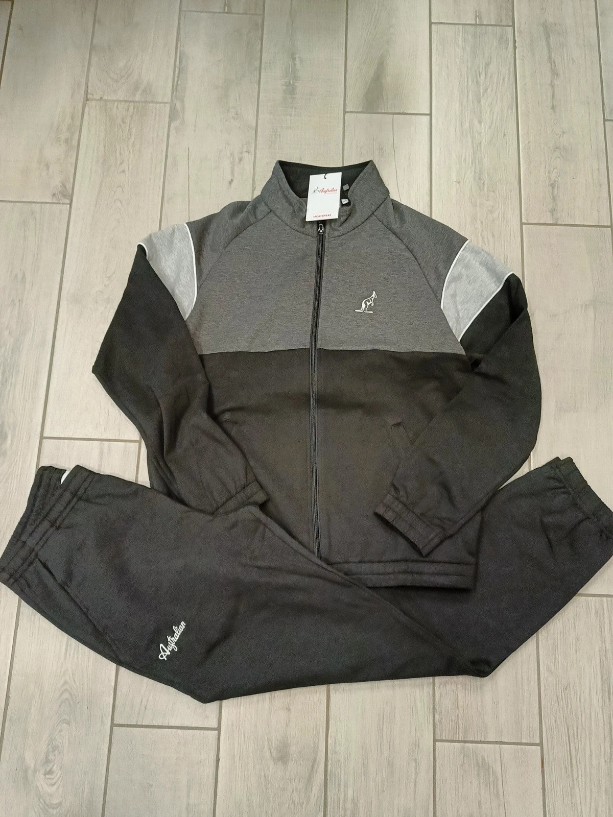 Australian tuta completa cotone felpato tg M