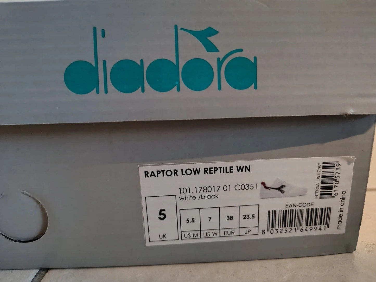 Diadora scarpe donna sneaker bianca n 38