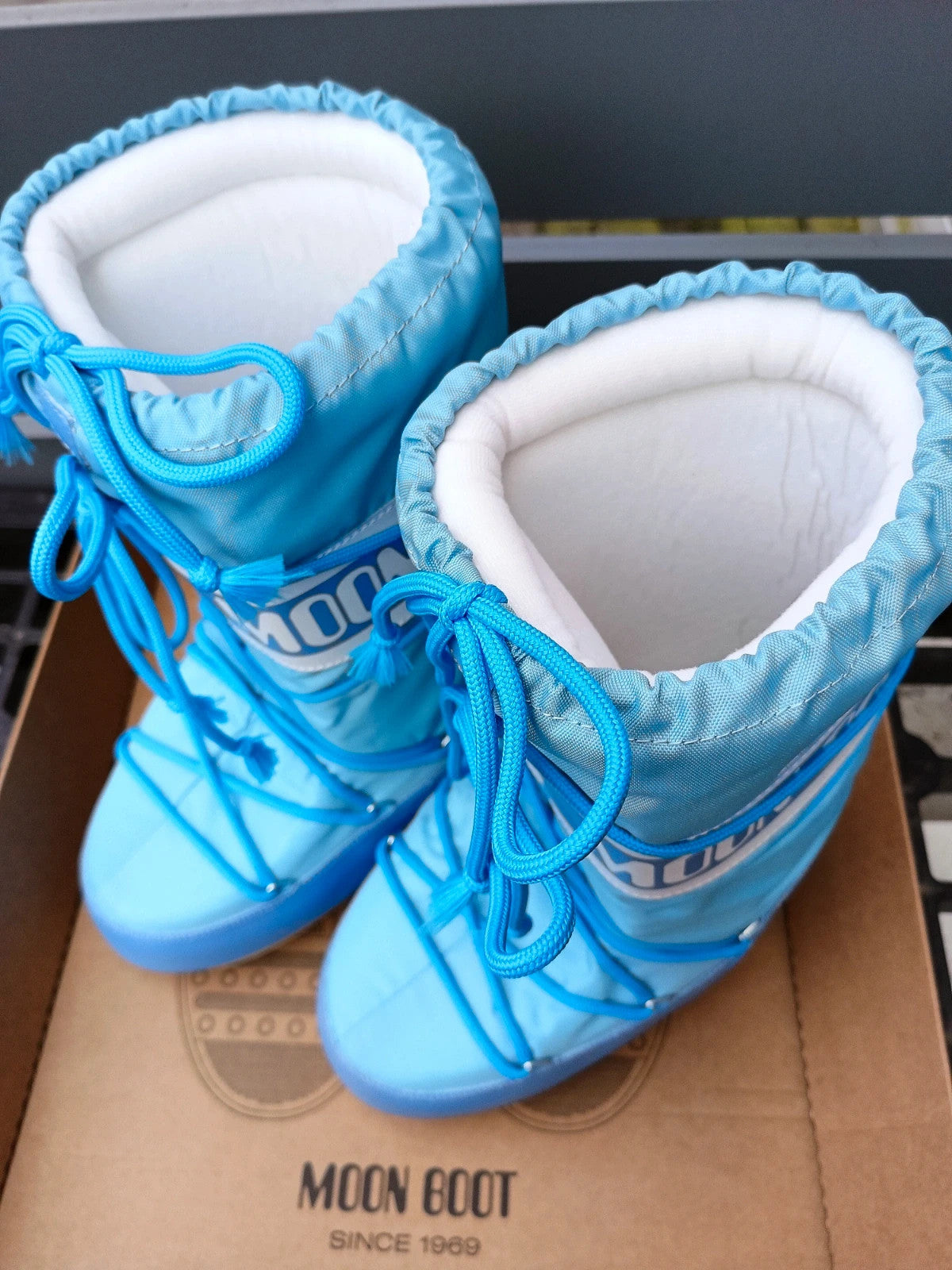 Moon boot originale azzurro unisex 35/38