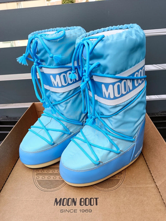Moon boot originale azzurro unisex 35/38