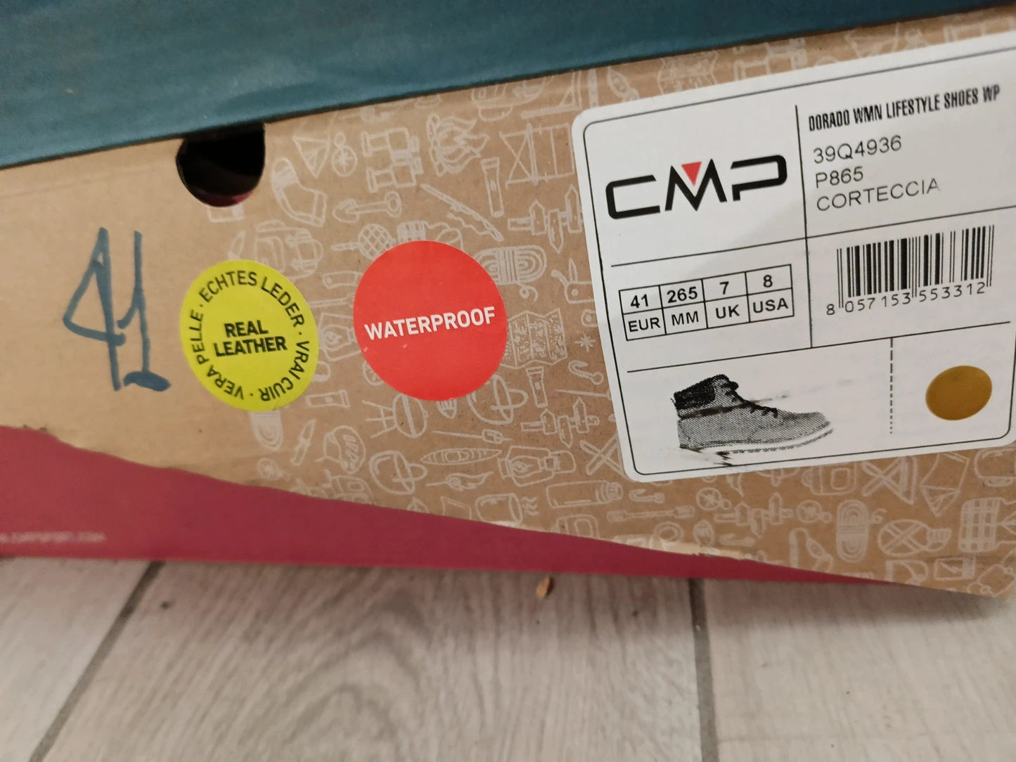 CMP scarponcino trekking impermeabile donna n 41