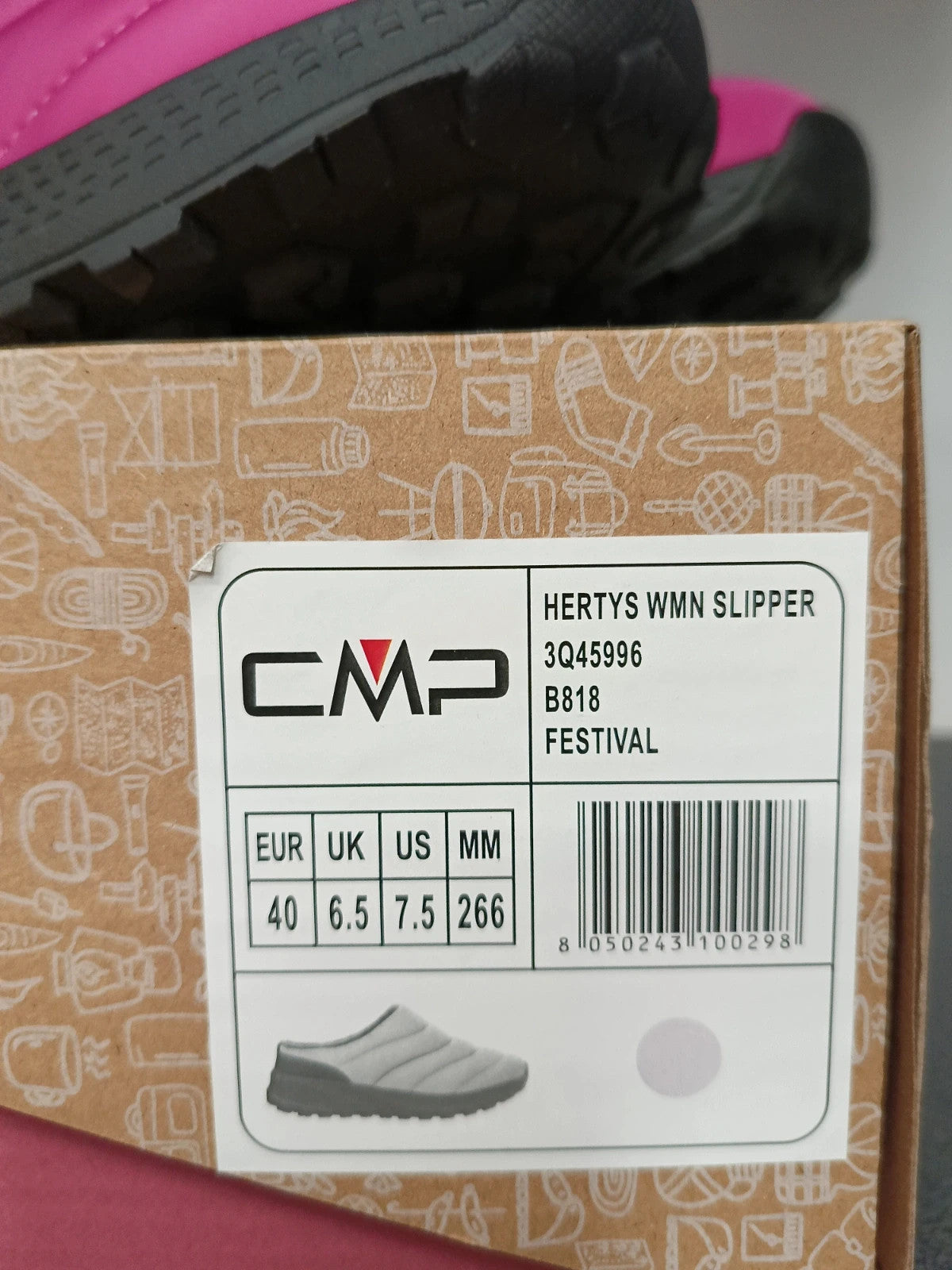 CMP  Ciabatta Hertys da donna n 40