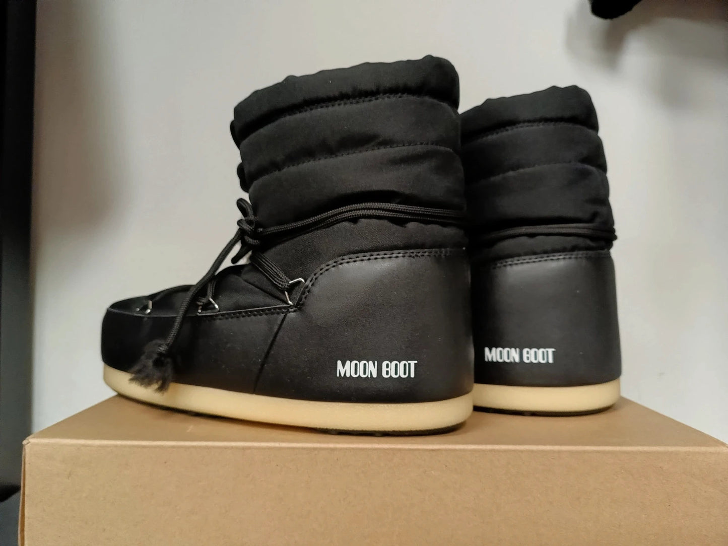 Moon boot originale unisex nero n 41/42