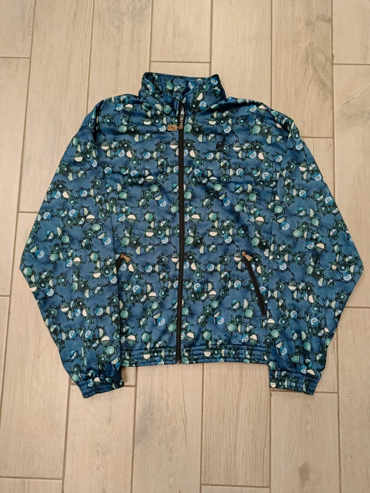 Australian giacca gabber molecole vintage anni 90 acetato tg L