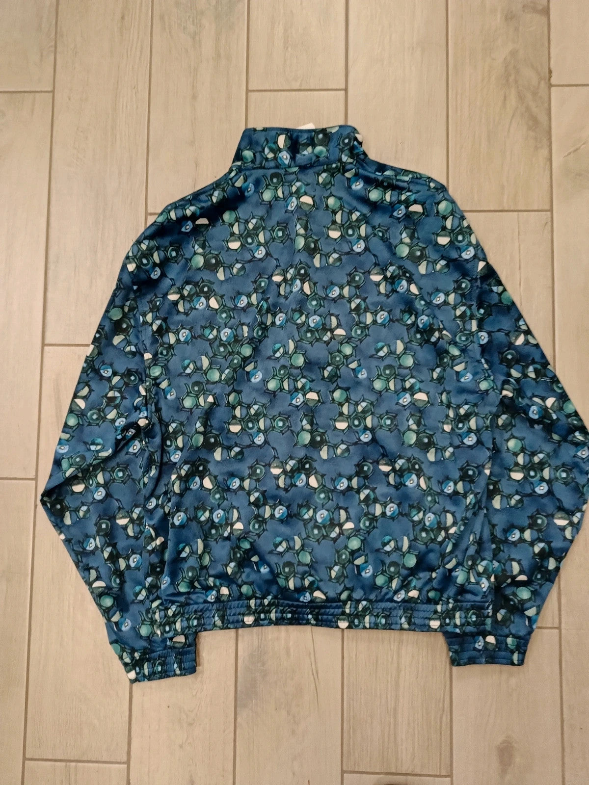 Australian giacca gabber molecole vintage anni 90 acetato tg L