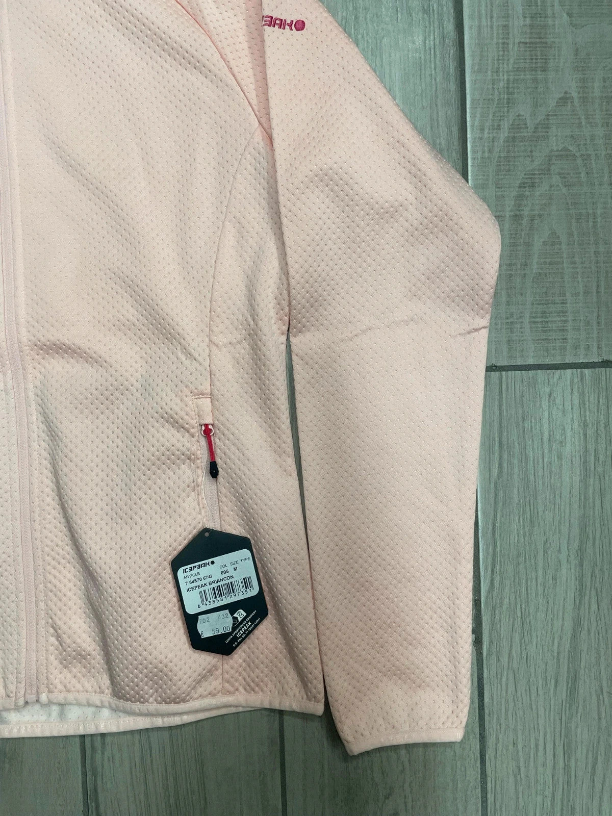 Icepeak Midlayer montagna trekking donna tg M
