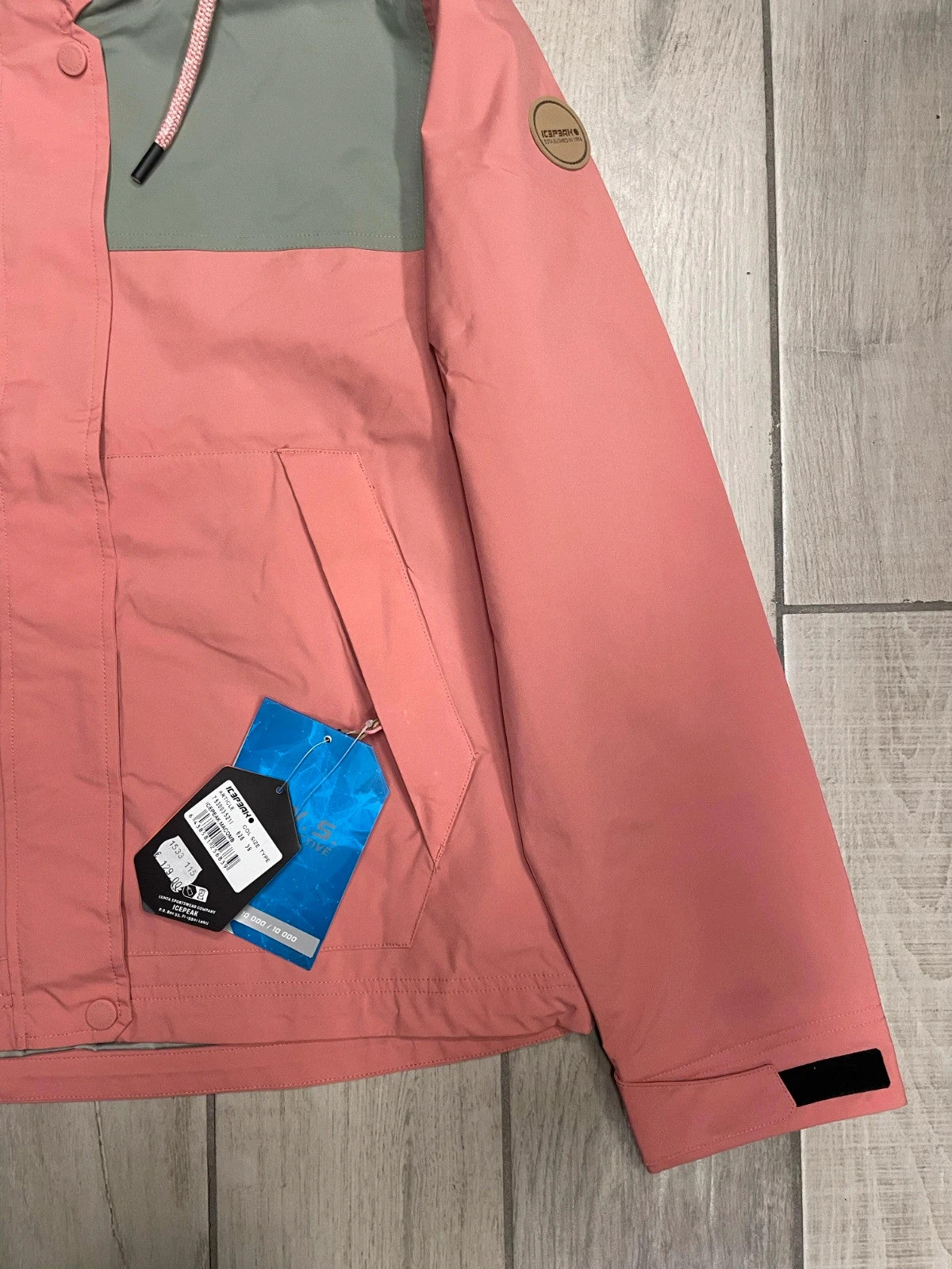 Icepeak Giacca impermeabile montagna trekking donna tg DE38 / IT44 / S