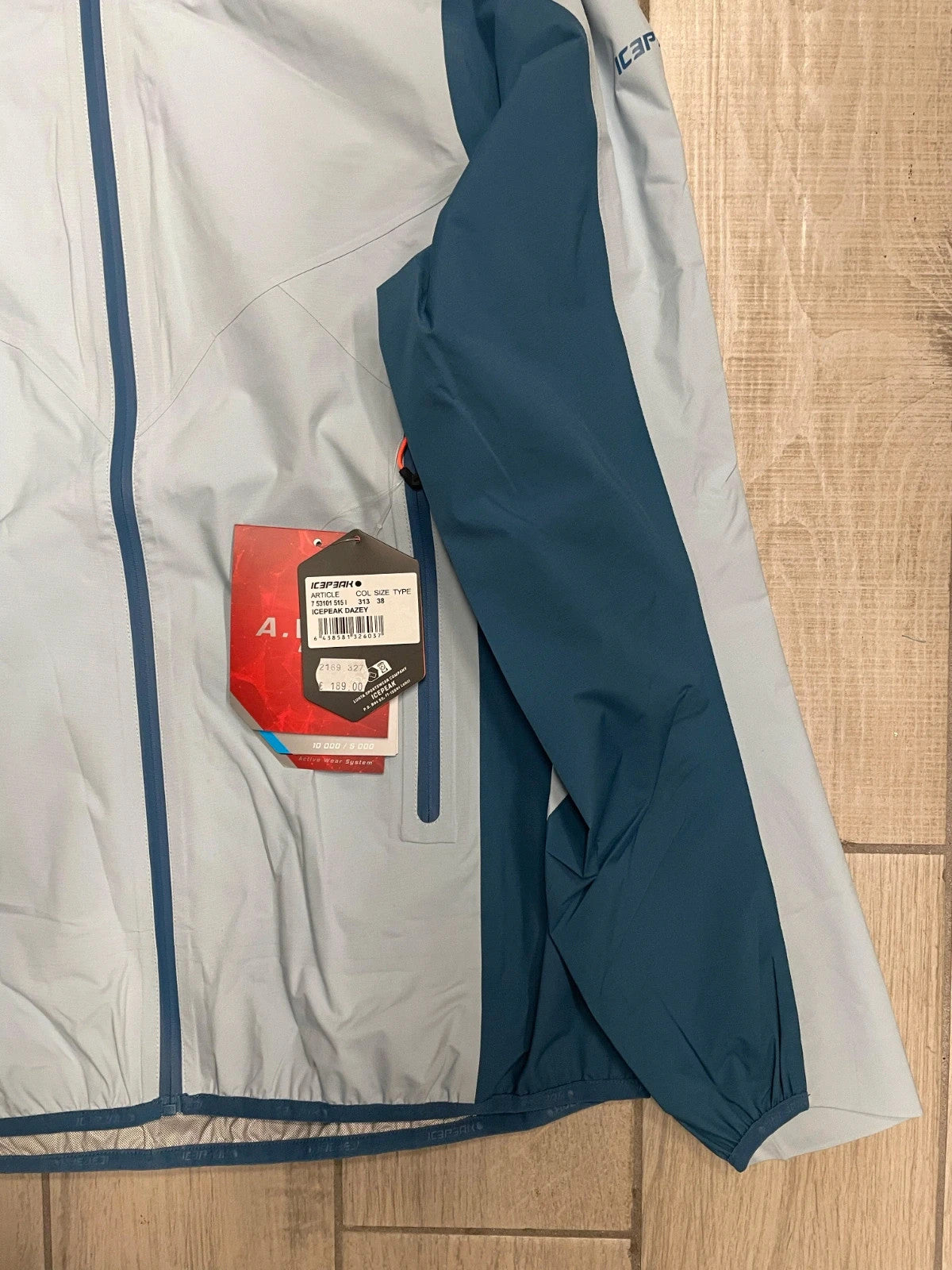 Icepeak Guscio impermeabile trekking montagna donna tg DE38 / IT44 / S